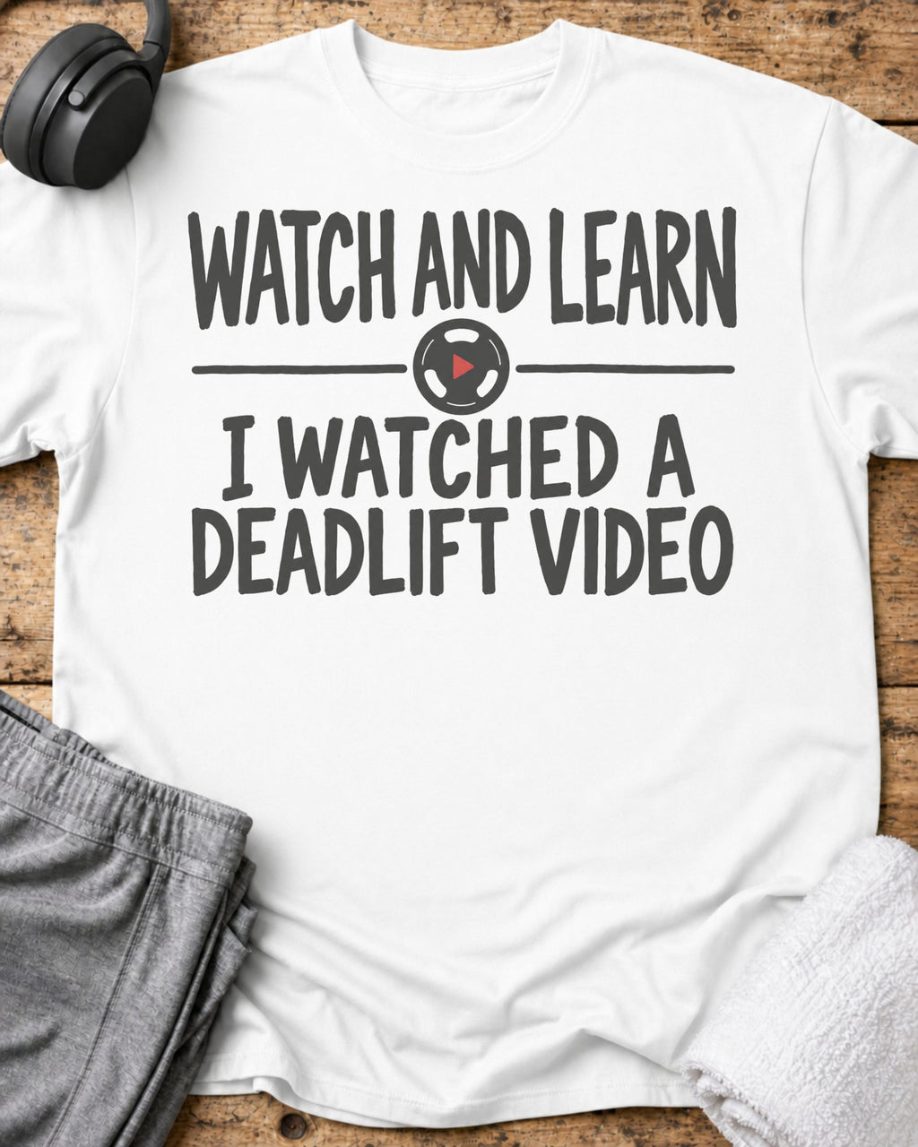 Watch And Learn T-Shirt — White