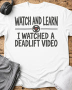 Watch And Learn T-Shirt — White