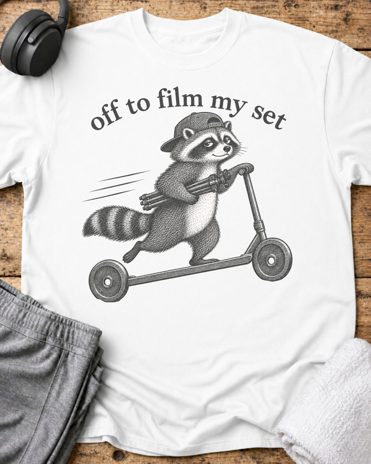 Off To Film T-Shirt — White