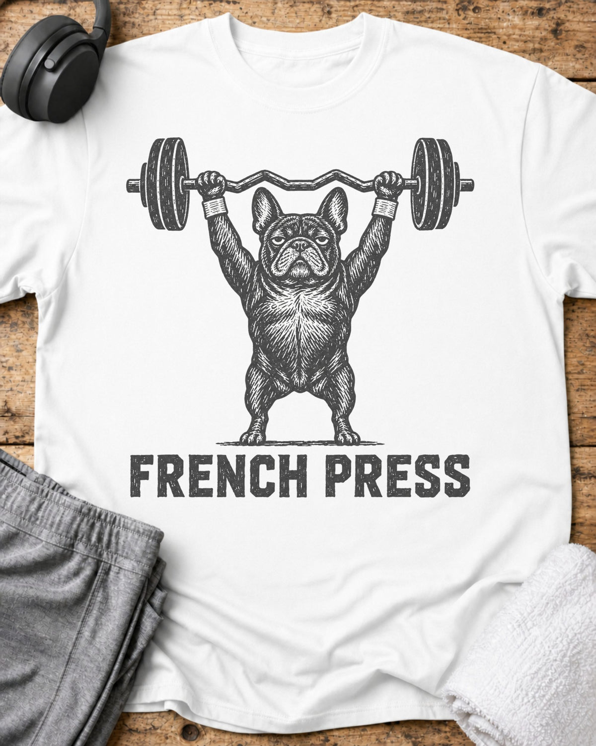 French Press T-Shirt — White