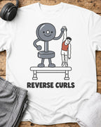 Reverse Curls T-Shirt — White