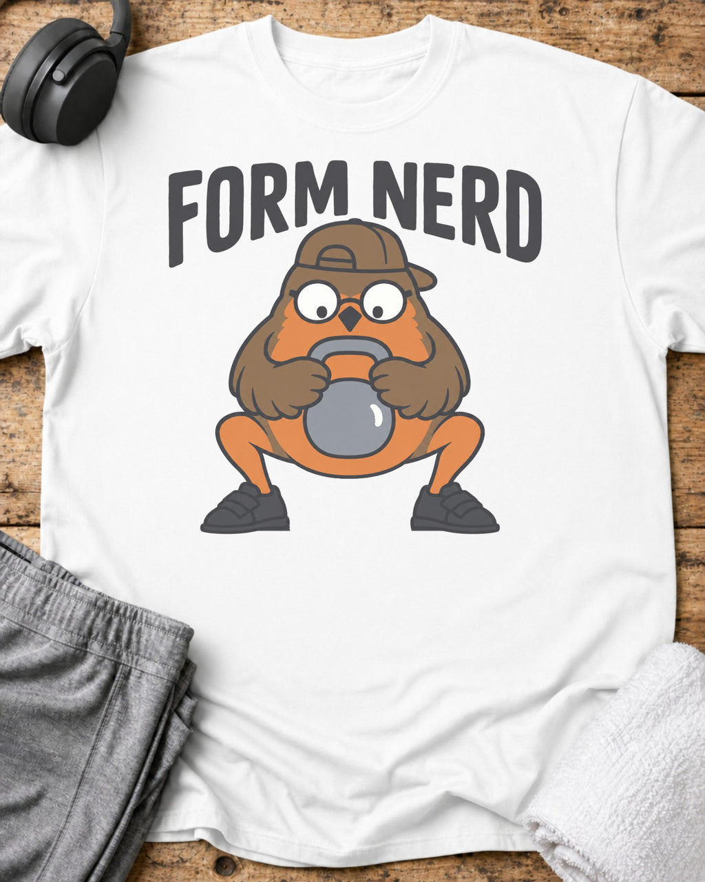 Form Nerd T-Shirt — White