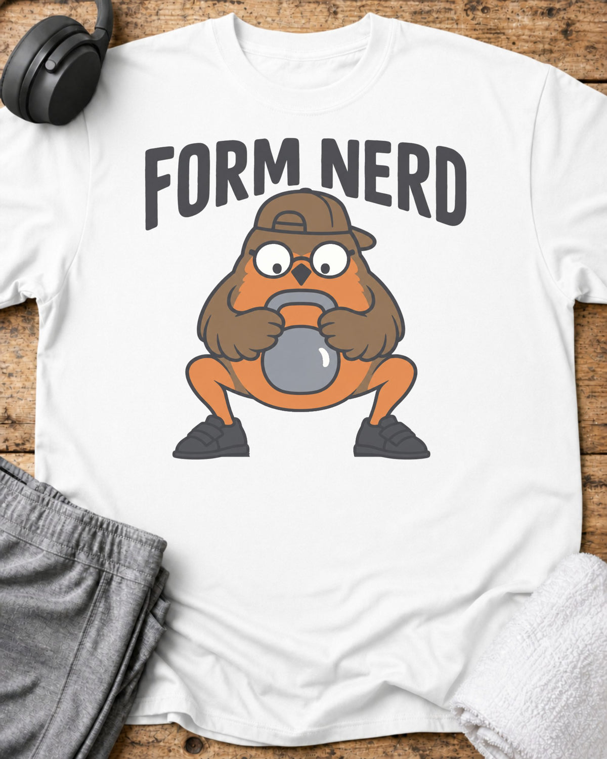 Form Nerd T-Shirt — White