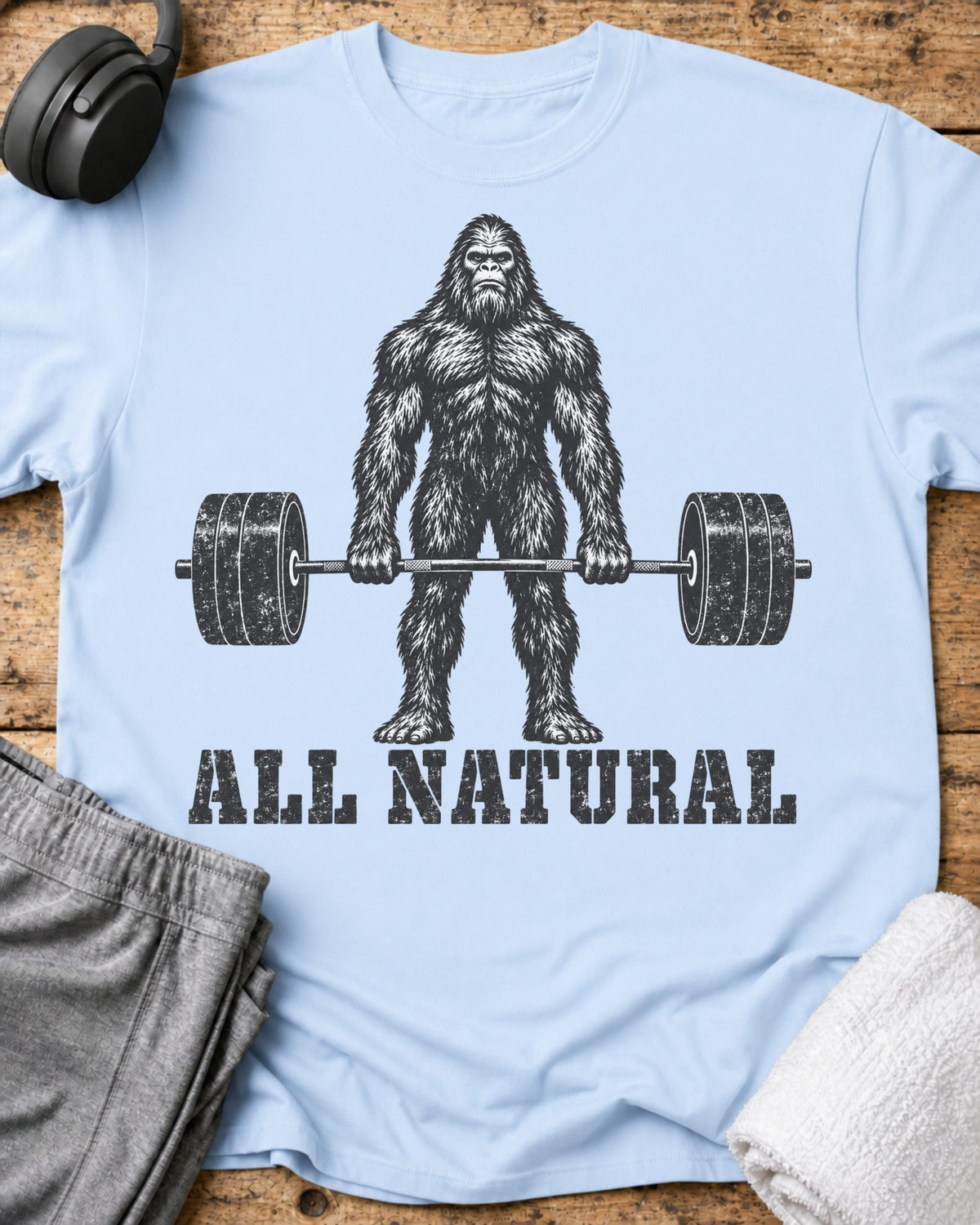 All Natural T-Shirt — Light Blue