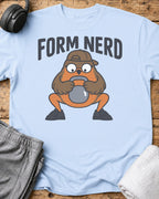 Form Nerd T-Shirt — Light Blue