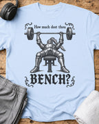 How Much Bench T-Shirt — Light Blue