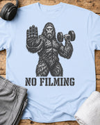 No Filming T-Shirt — Light Blue
