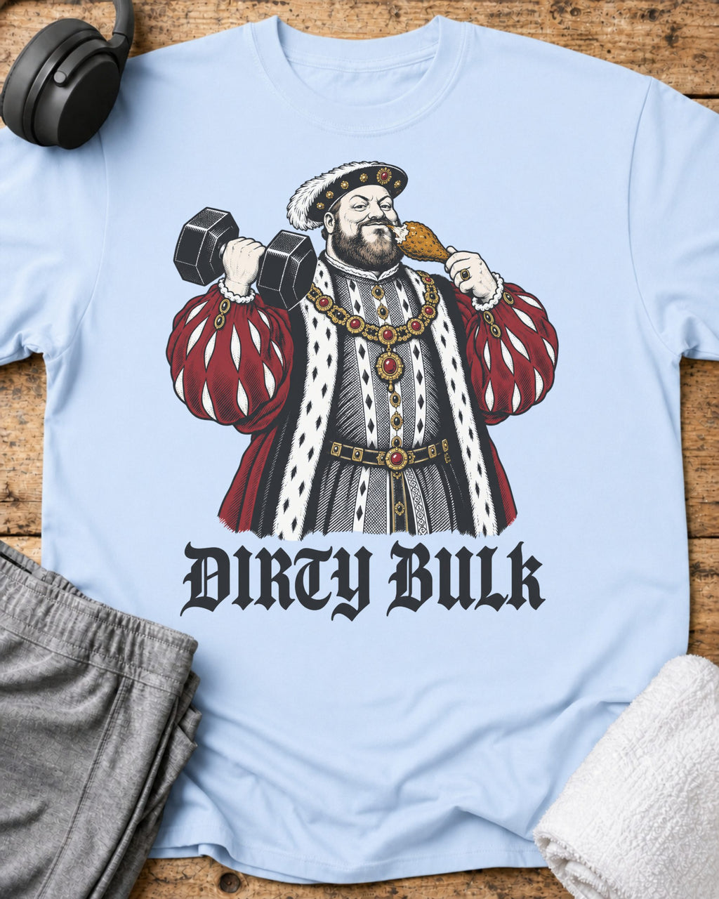 Dirty Bulk T-Shirt — Light Blue