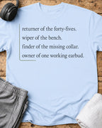Returner Of Plates T-Shirt — Light Blue