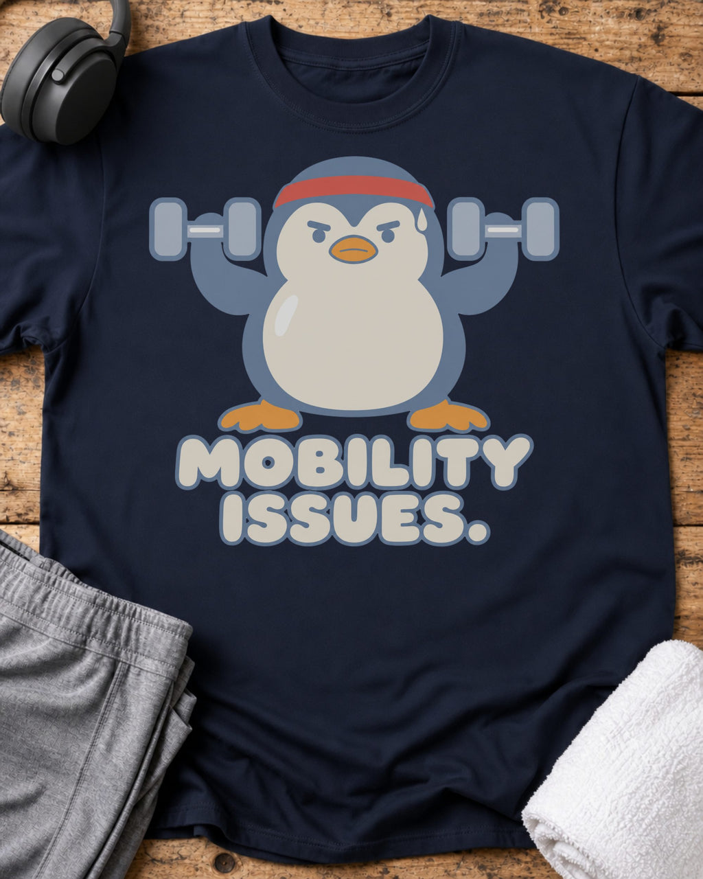 Mobility Issues T-Shirt — Navy