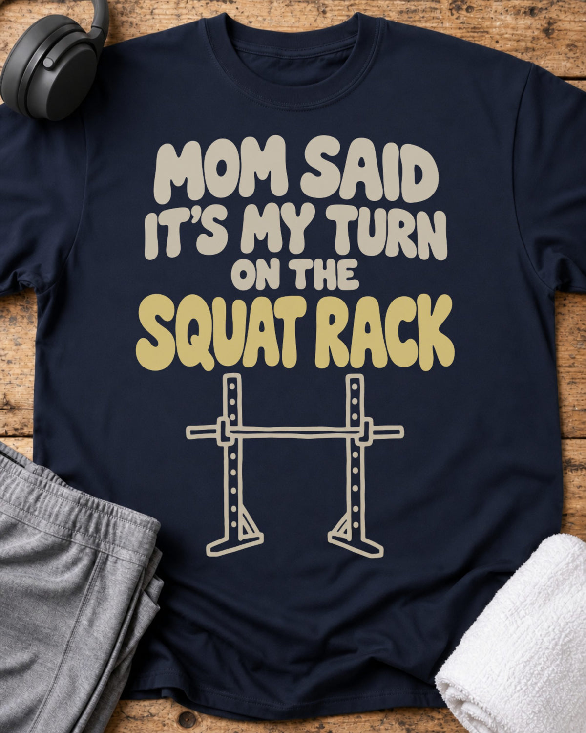 Mom Said T-Shirt — Navy
