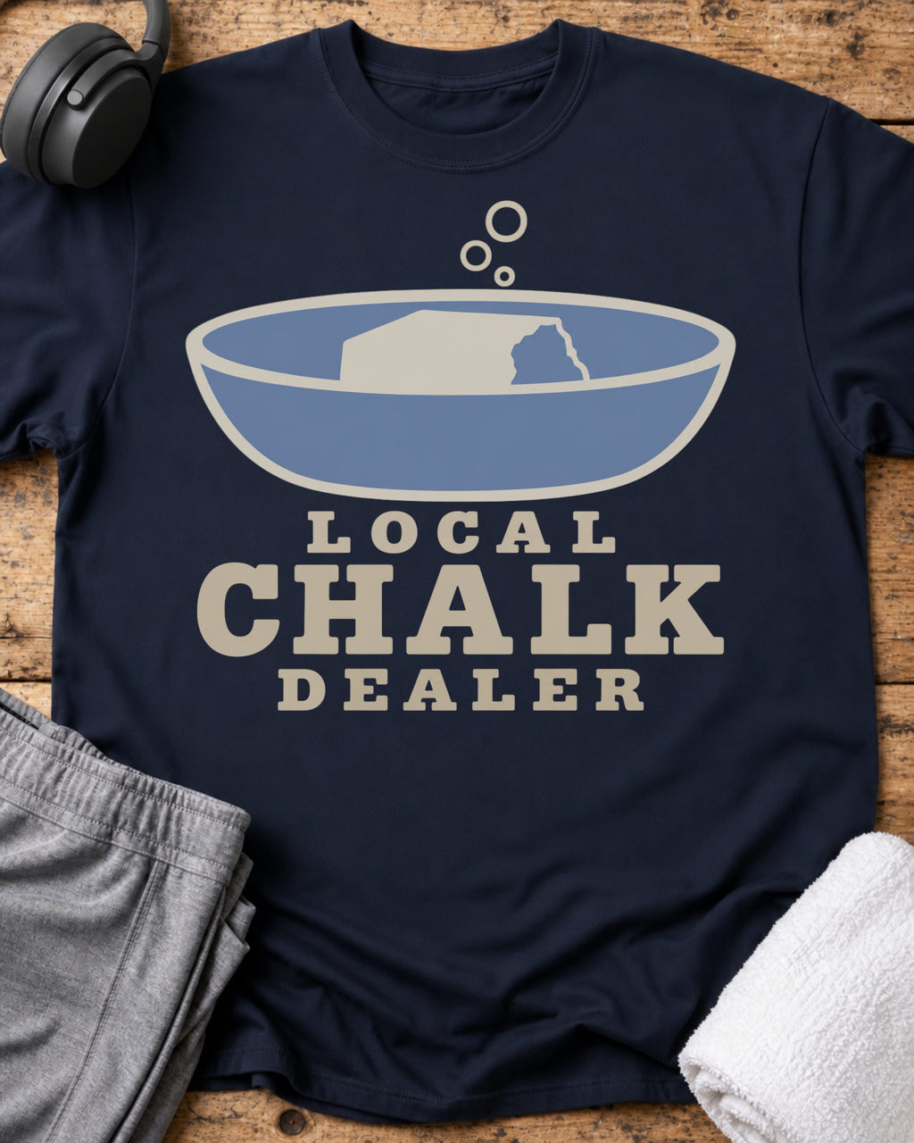 Local Chalk Dealer T-Shirt — Navy
