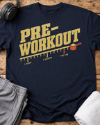 Pre-workout Label T-Shirt — Navy
