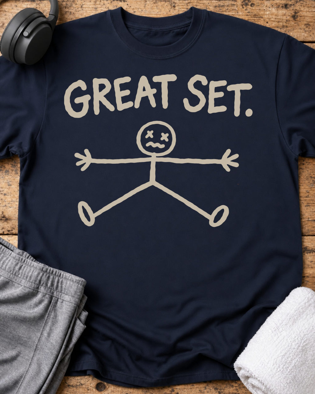 Great Set T-Shirt — Navy