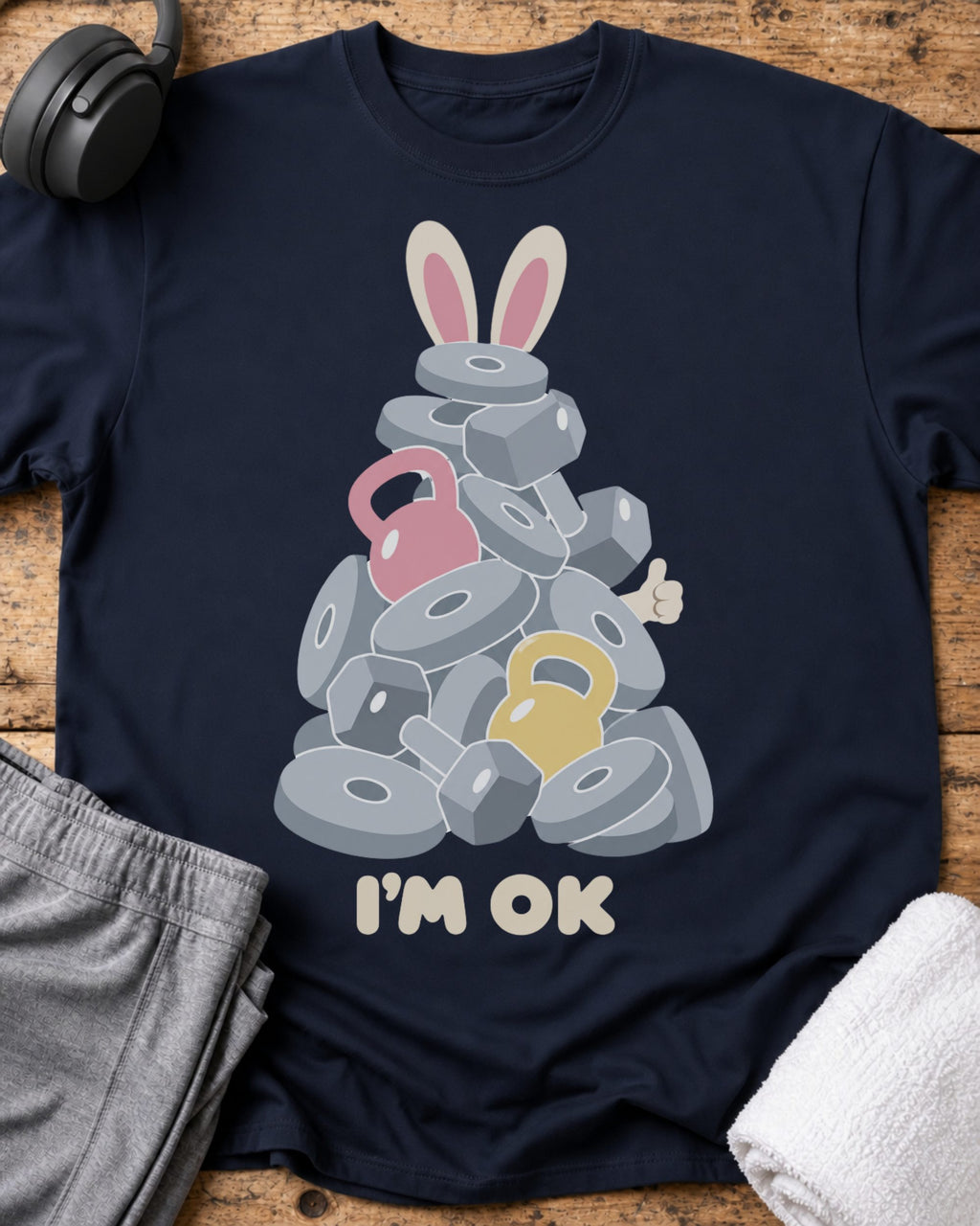 I'm Ok T-Shirt — Navy
