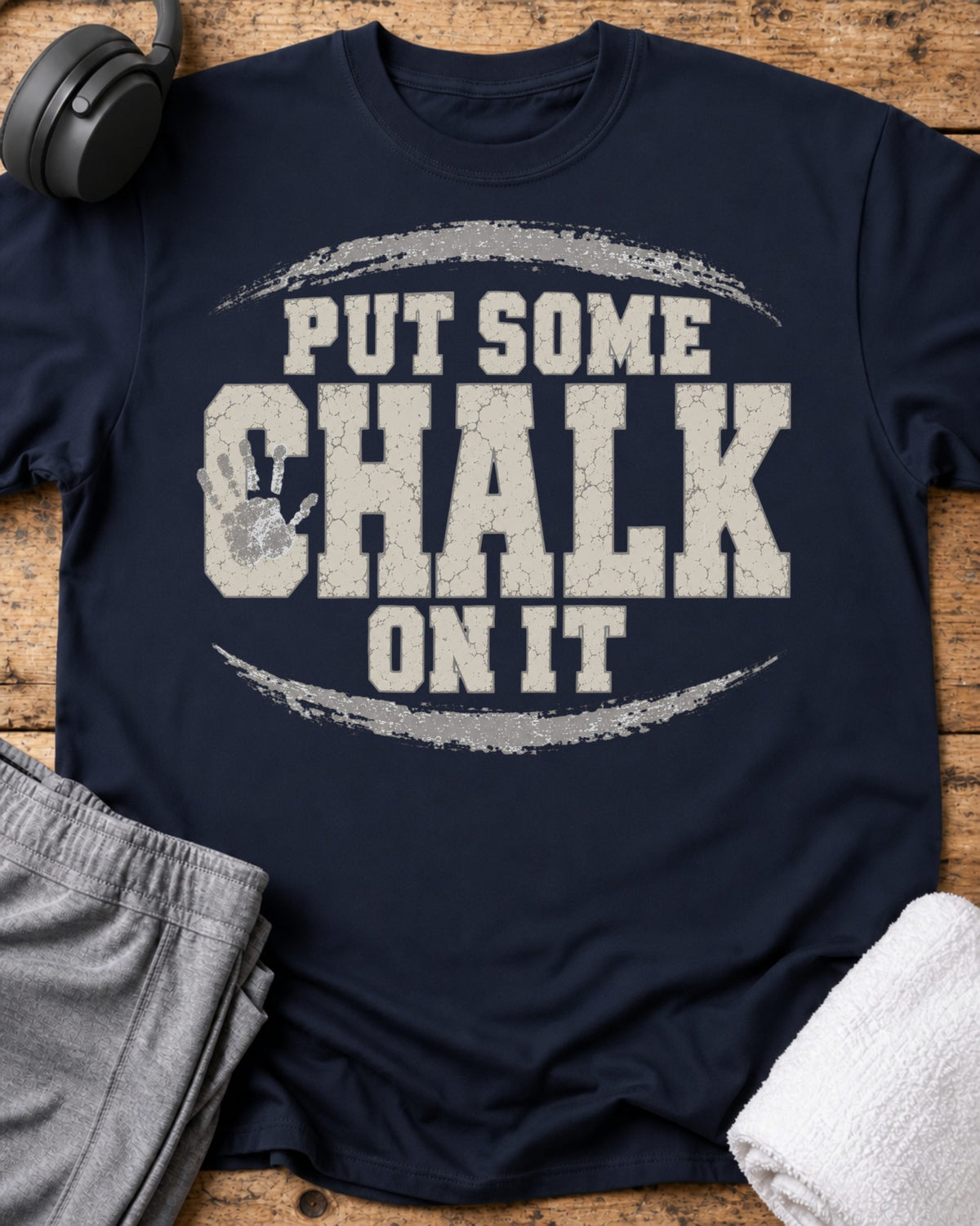 Put Some Chalk T-Shirt — Navy