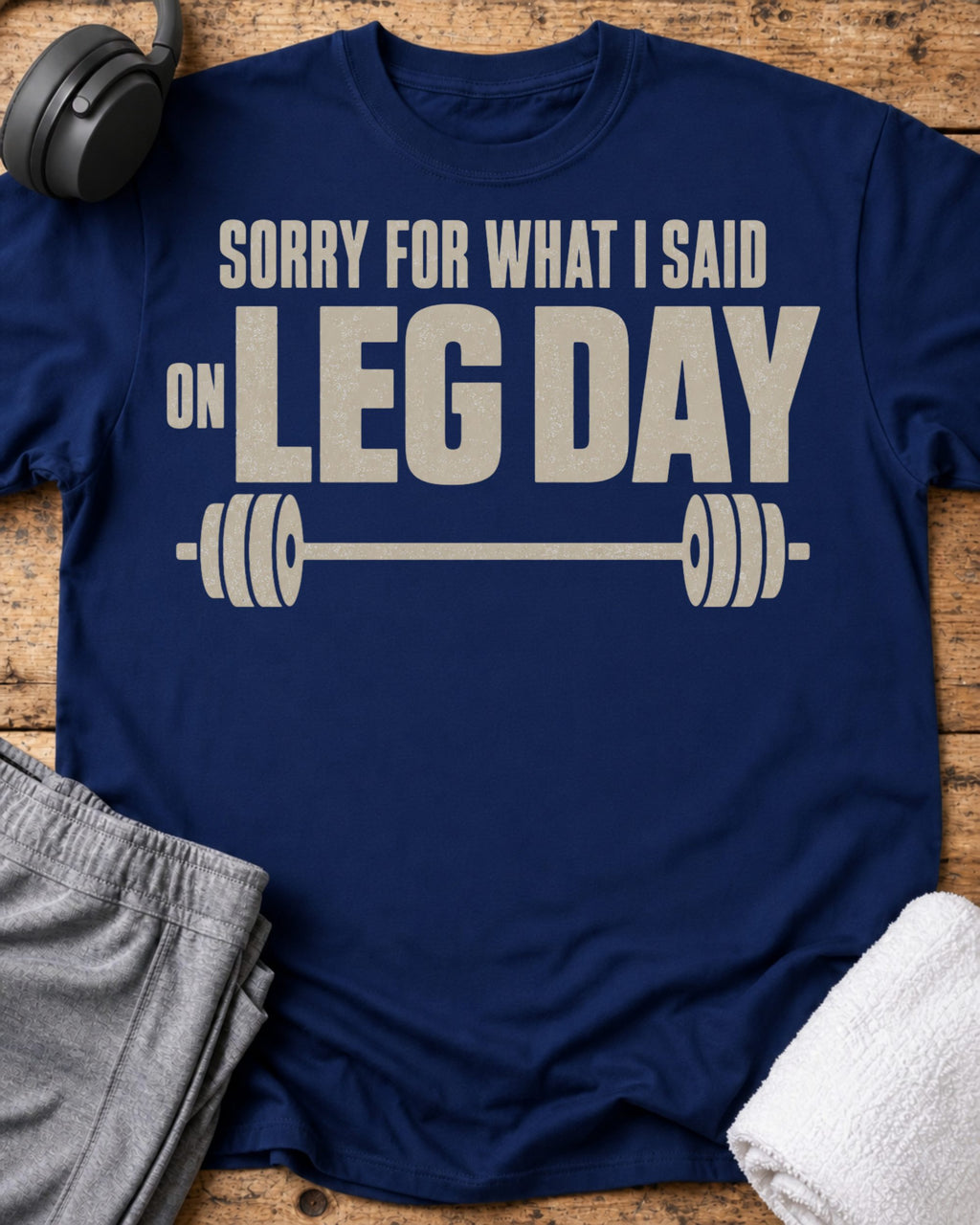Sorry Leg Day T-Shirt — Royal