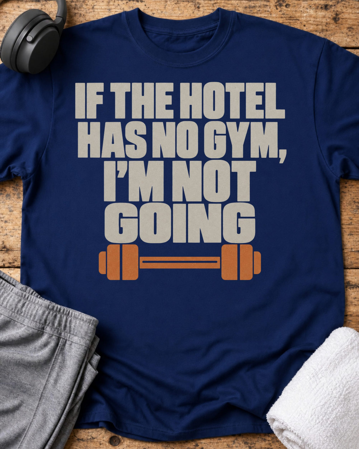If No Gym T-Shirt — Royal
