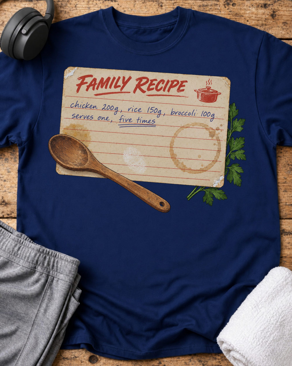 Family Recipe T-Shirt — Royal