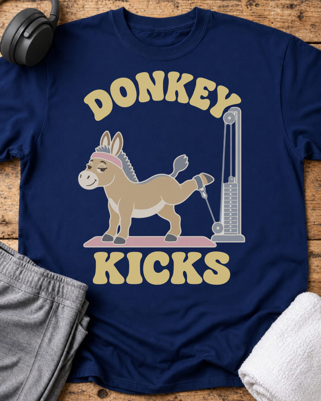 Donkey Kicks T-Shirt — Royal