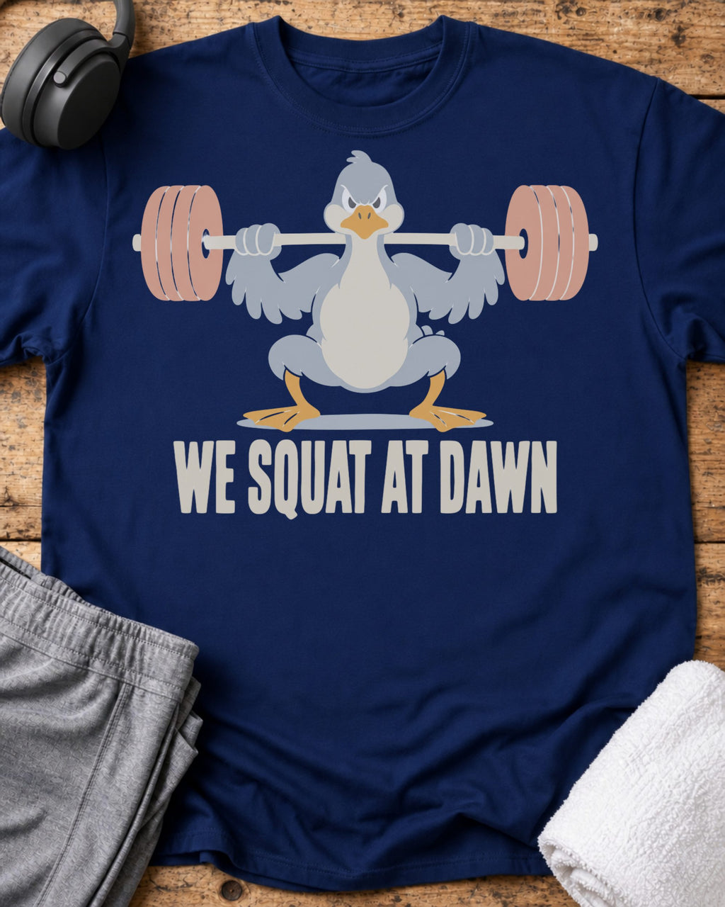 We Squat T-Shirt — Royal