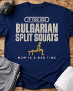 If Split Squats T-Shirt — Royal