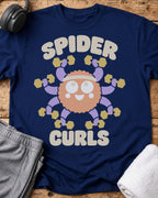 Spider Curls T-Shirt — Royal