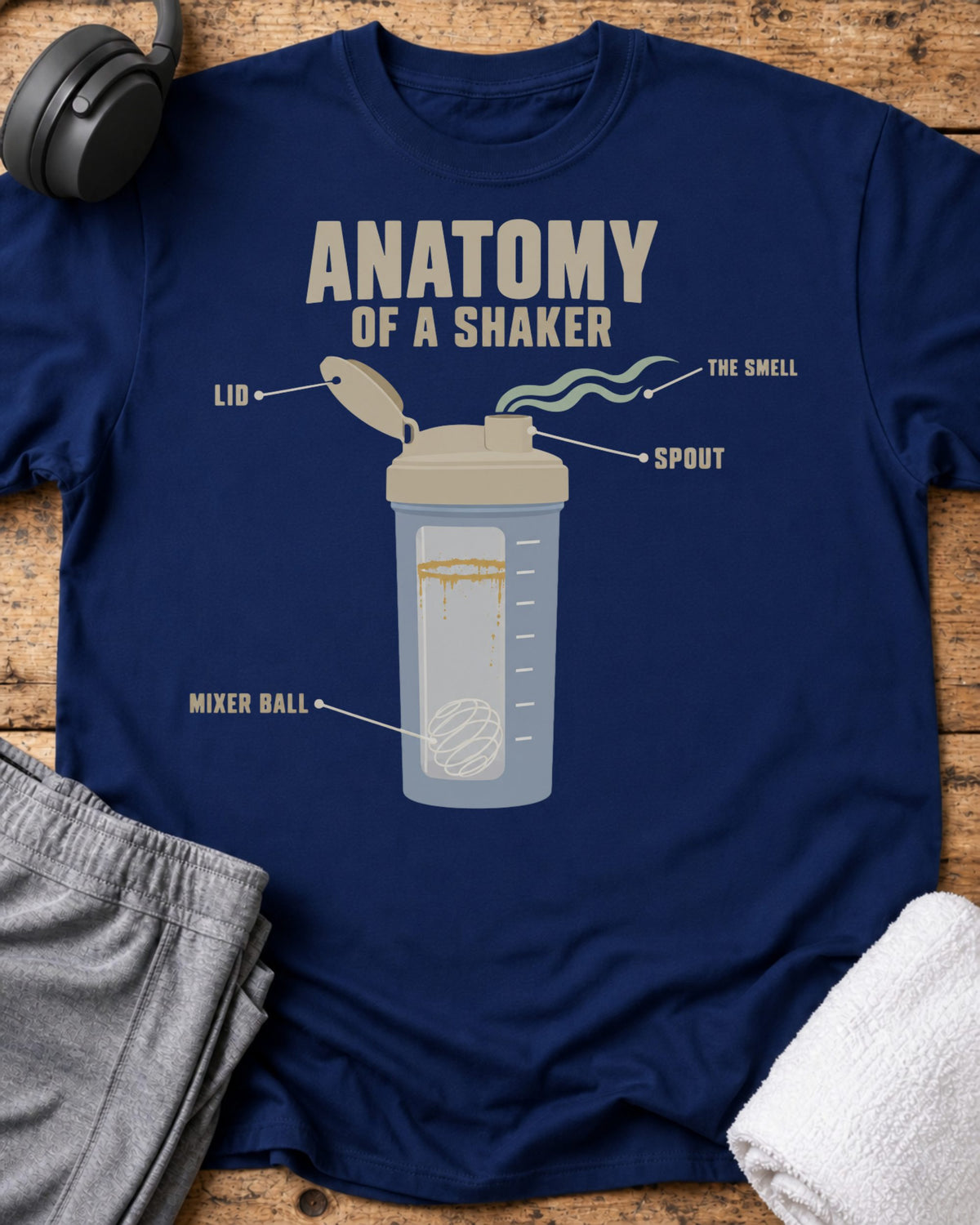Anatomy Of Shaker T-Shirt — Royal