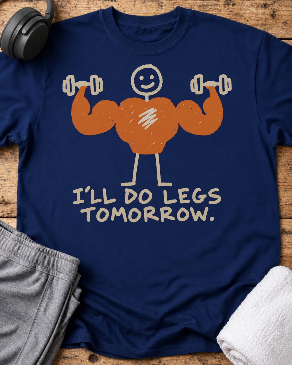 I'll Do Legs T-Shirt — Royal