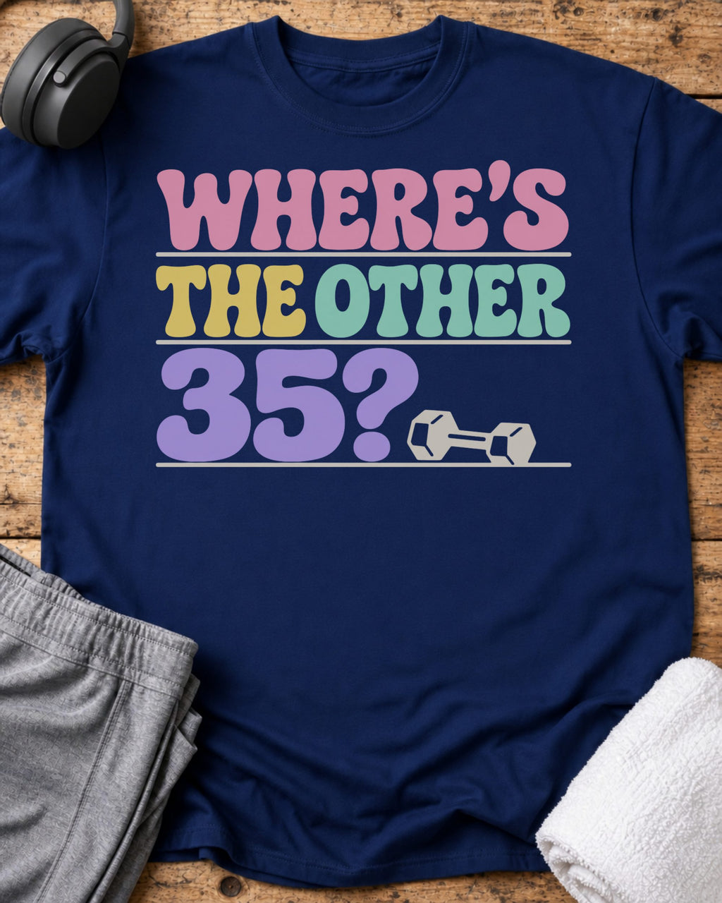 Where's The 35 T-Shirt — Royal