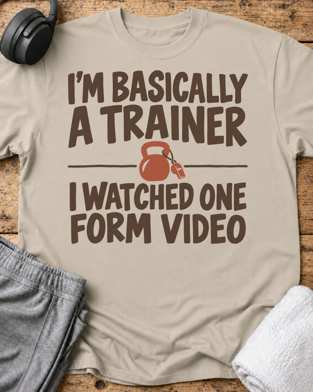 I'm Basically T-Shirt — Sand