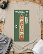 Highly Decorated T-Shirt — Sand