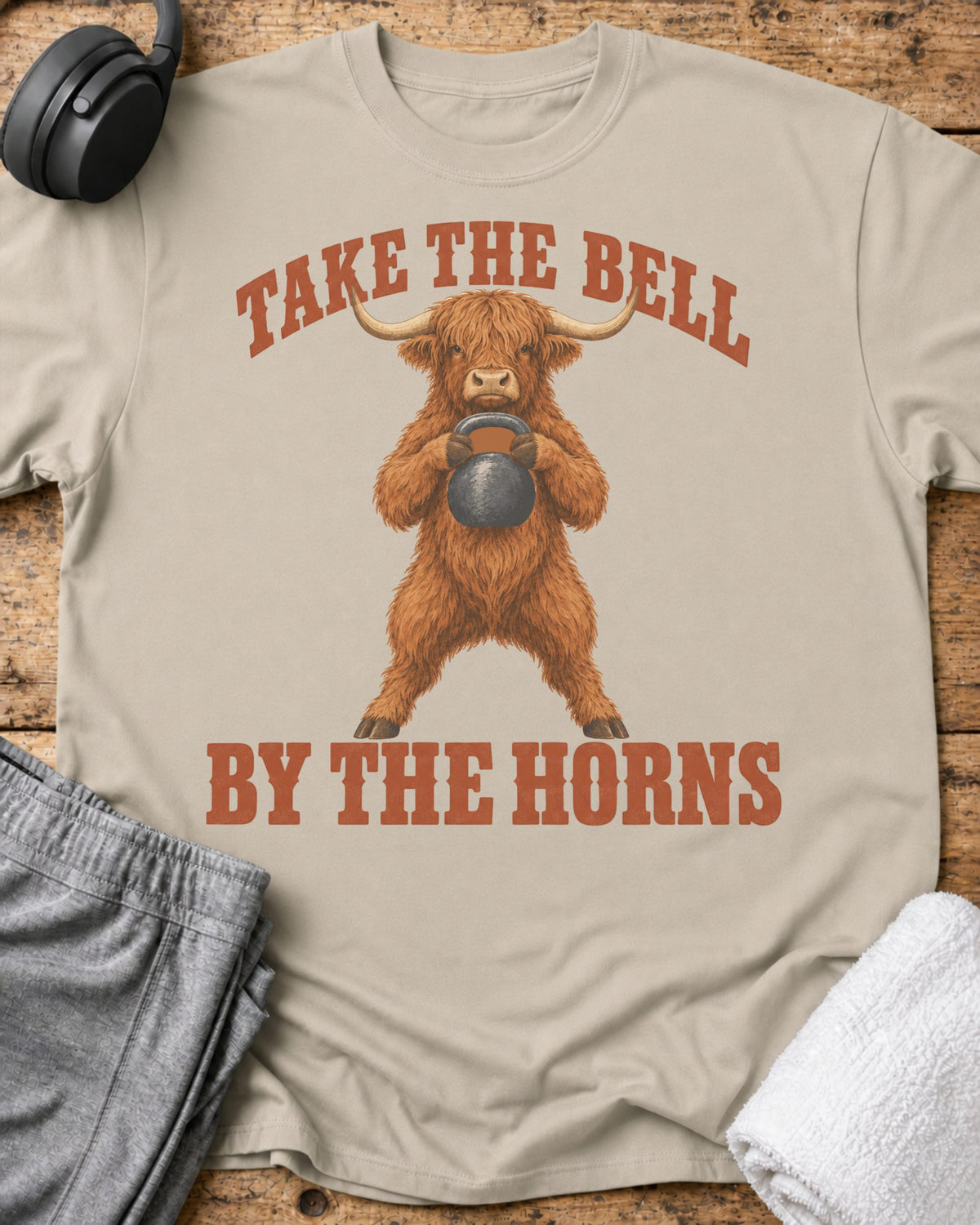Take The Bell T-Shirt — Sand