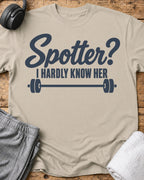Spotter Hardly Know T-Shirt — Sand