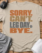 Sorry Can't T-Shirt — Sand