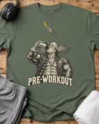 Pre-workout Franklin T-Shirt — Military Green