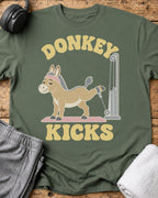 Donkey Kicks T-Shirt — Military Green