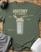Anatomy Of Shaker T-Shirt — Military Green