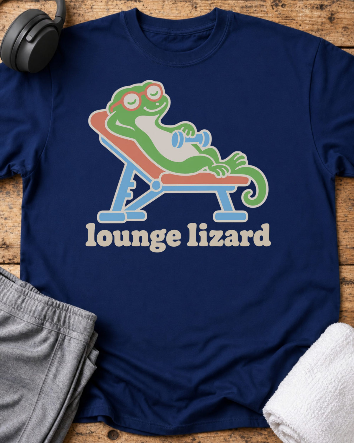Lounge Lizard T-Shirt — Royal