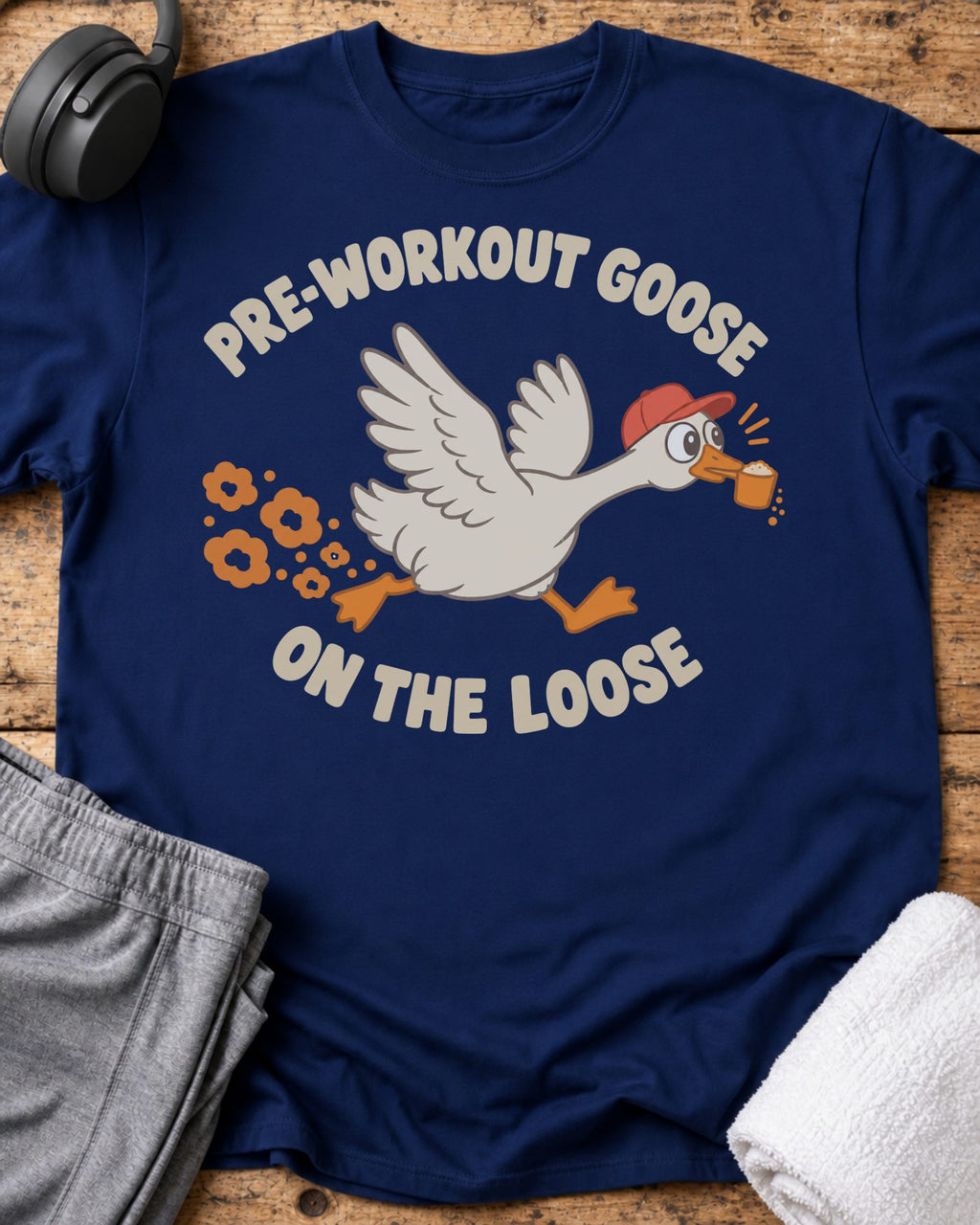 Pre-workout Goose T-Shirt — Royal