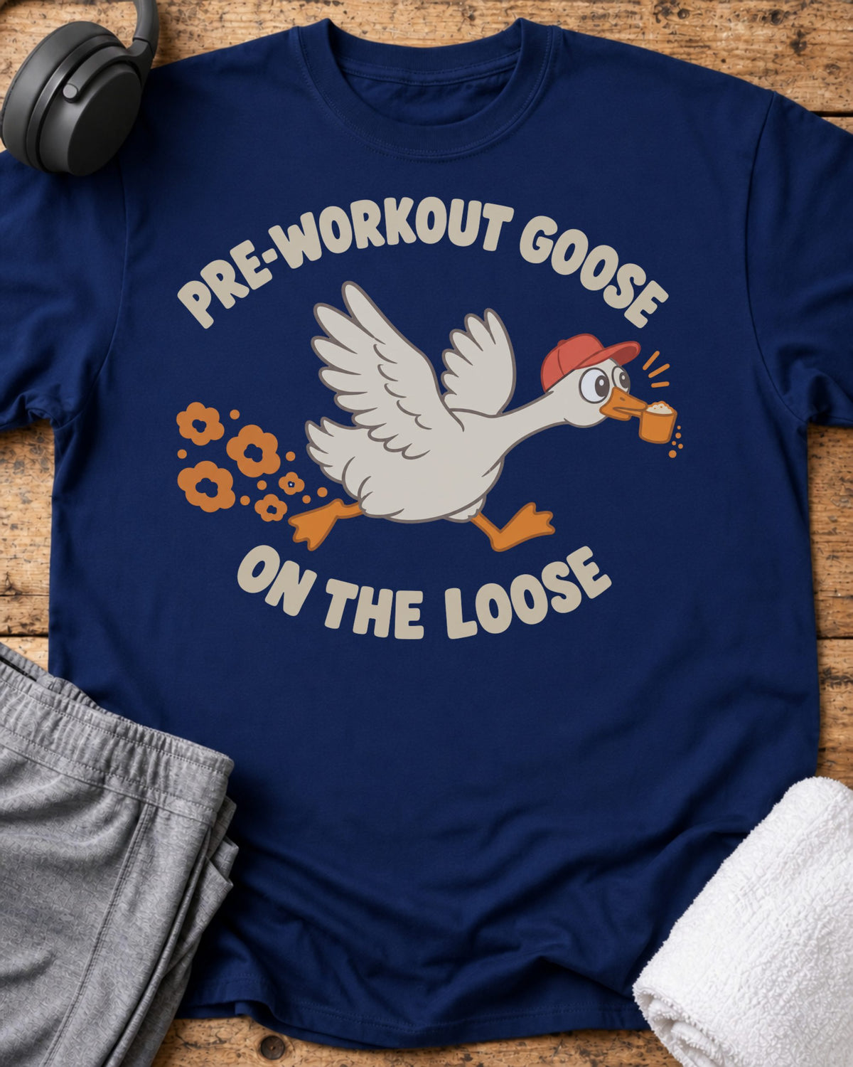 Pre-workout Goose T-Shirt — Royal