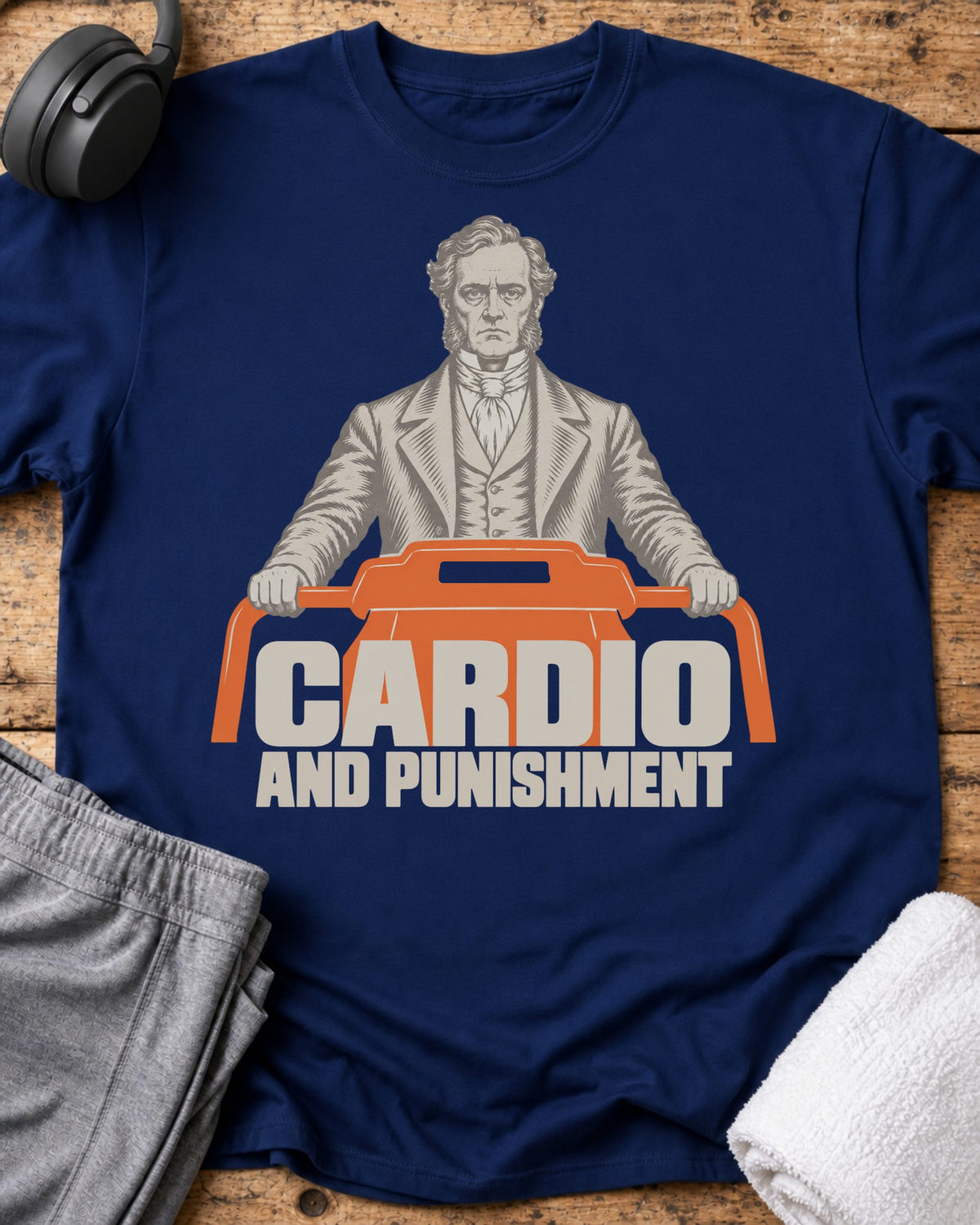 Cardio And Punishment T-Shirt — Royal
