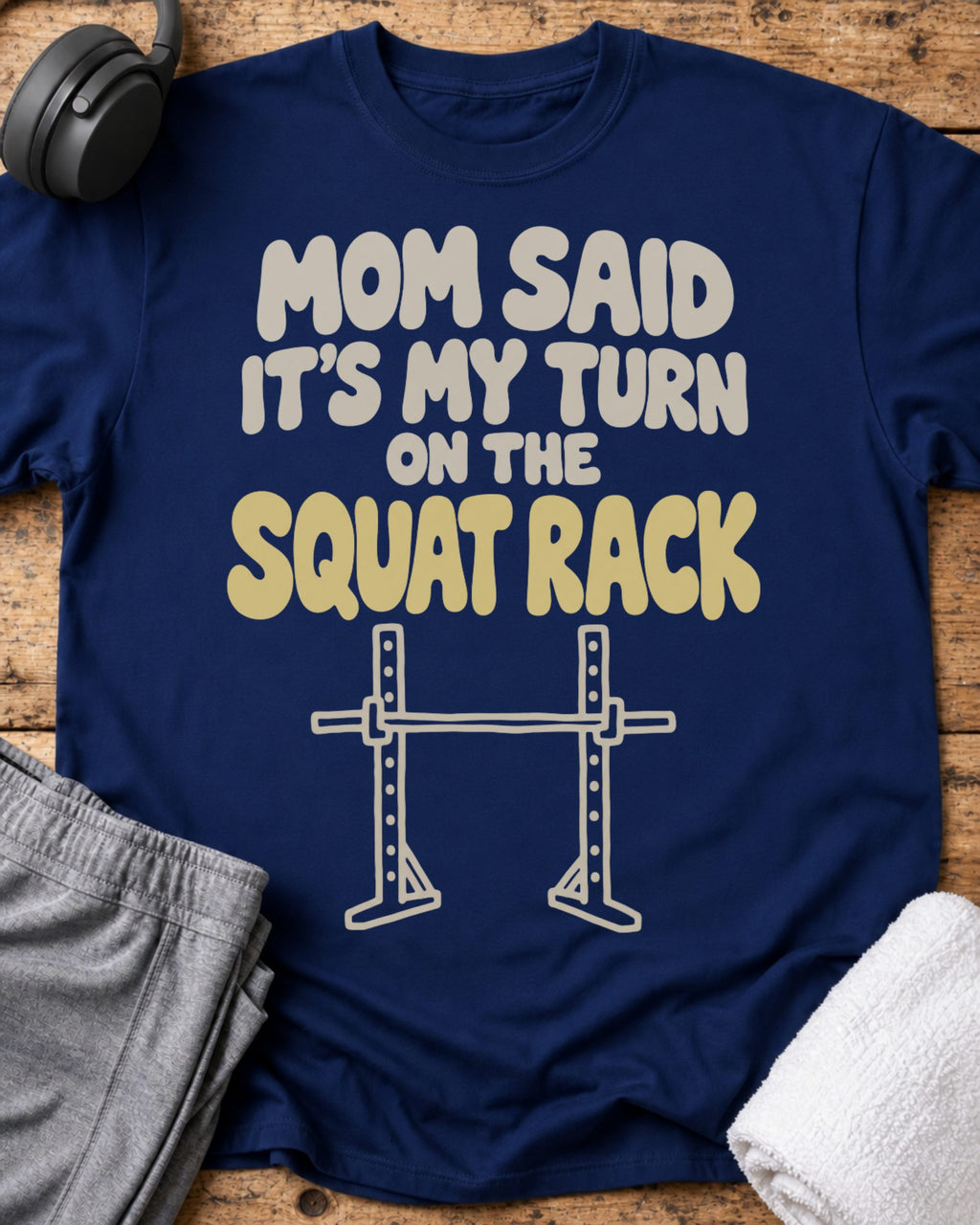 Mom Said T-Shirt — Royal