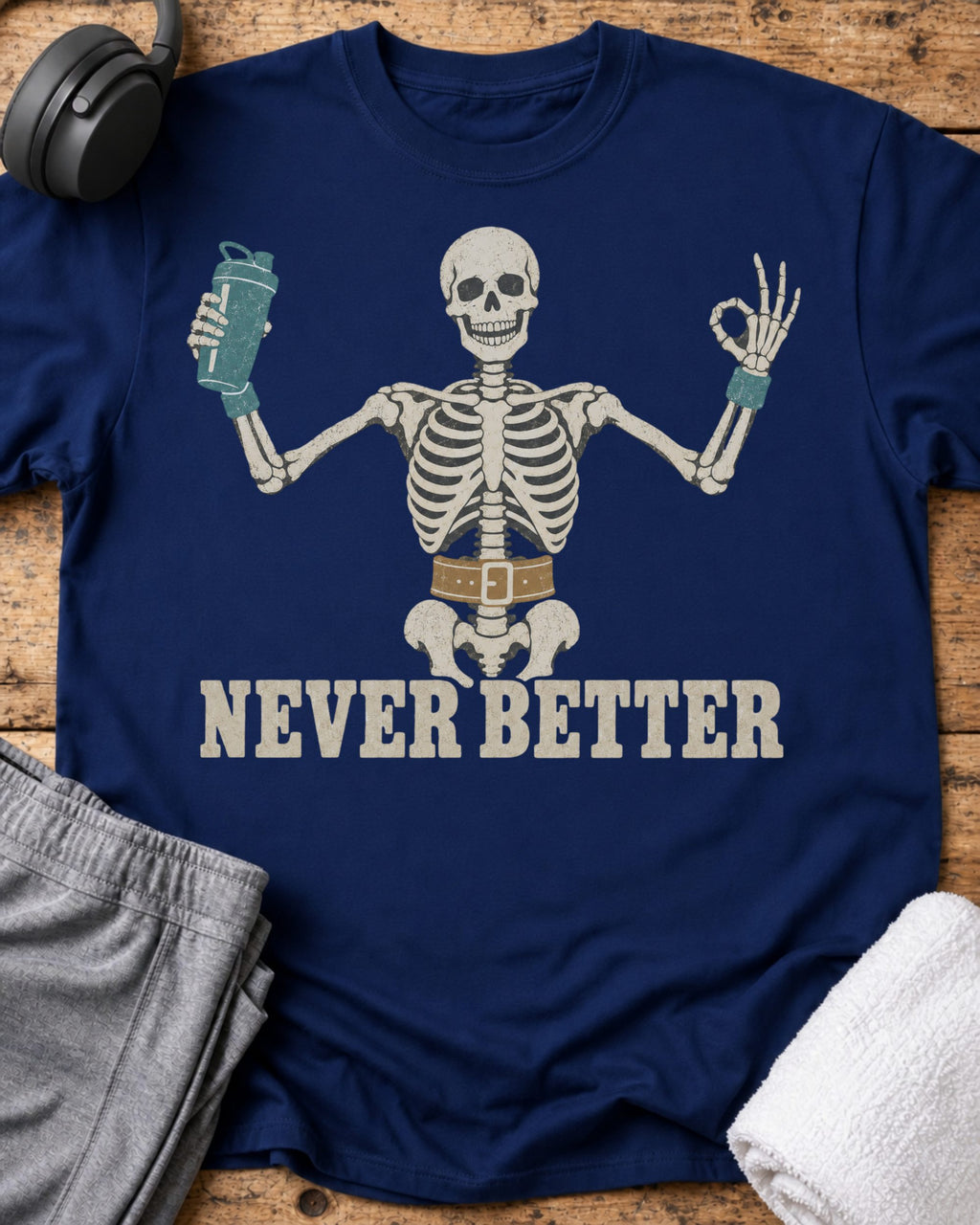 Never Better T-Shirt — Royal
