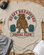Heavy Breathers Social T-Shirt — Sand