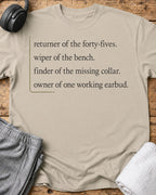 Returner Of Plates T-Shirt — Sand