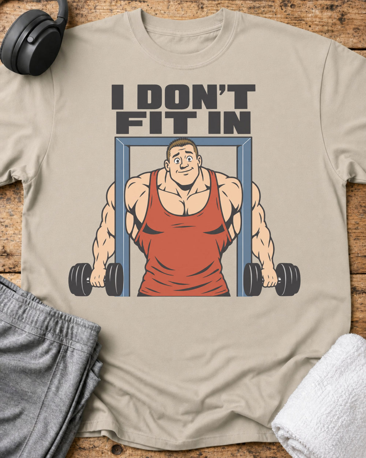 Don't Fit In T-Shirt — Sand