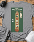 Highly Decorated T-Shirt — Sport Grey