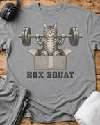 Box Squat T-Shirt — Sport Grey