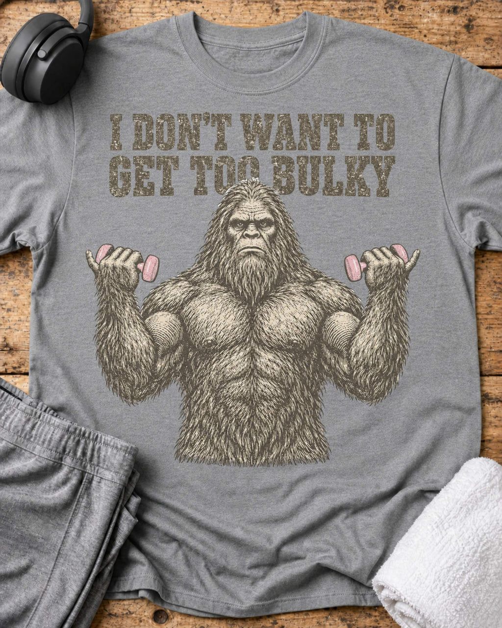 Don't Get Bulky T-Shirt — Sport Grey